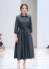 迪奥方肩袖大摆连衣裙 商品缩略图2