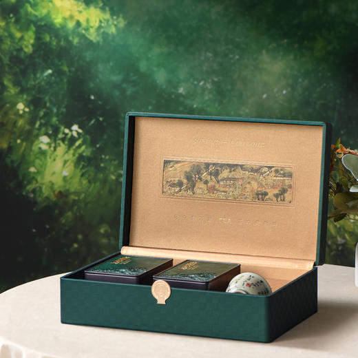 头采皮盒【毛尖 双罐＋杯】60元一套/一件12套 商品图1