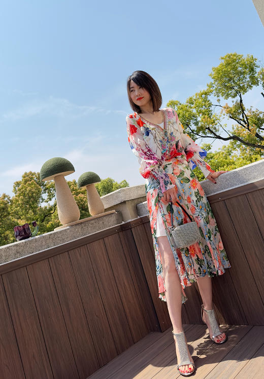 westory女鞋2023夏季新款尖头高跟细跟包头一字带凉鞋61611 商品图4