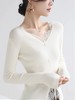 🌈高品质!!超绝纯欲风【伊泺杉蕾丝拼接针织衫】修身版型不紧绷巨显瘦的别致内搭‼️👏上身秒变纸片人‼️ ✔领口花型蕾丝睫毛边点缀真的很精致~ 商品缩略图3