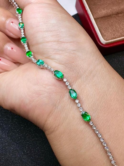 2.32ct刻面祖母绿手链 商品图2