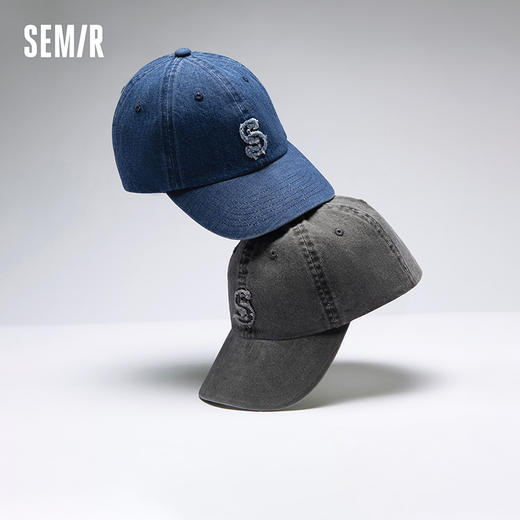 森马棒球帽男复古水洗牛仔鸭舌帽2025新款纯棉遮阳帽情侣帽子潮流 商品图0