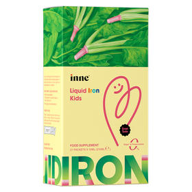 【保税】【带中文标签】童年（inne）童年菠菜铁婴儿补铁液小钢铁侠补铁婴幼儿铁剂 10ml*21条