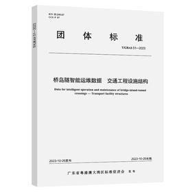 桥岛隧智能运维数据 交通工程设施结构T/GBAS 51—2023
