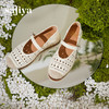 预售10天|Safiya/索菲娅2025镂空草编一字带百搭玛丽珍渔夫鞋 SFD1112237 商品缩略图6