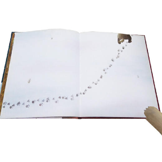 【点读版】绘本花园：雪地里的脚印（精） 商品图2