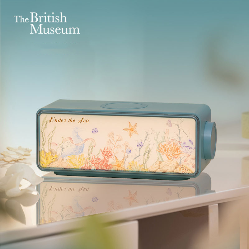 大英博物馆 海底世界系列 白噪音蓝牙音响无线充氛围灯