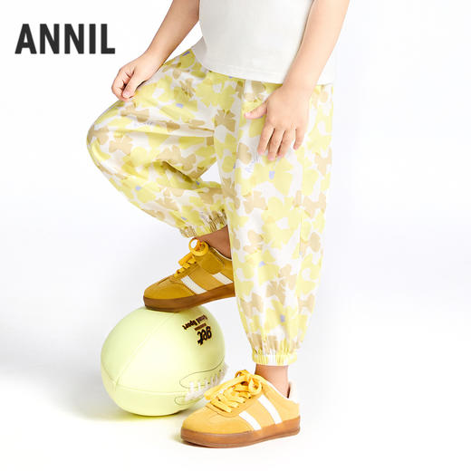 女童全腰梭织单裤夏季新款安奈儿童装实体店同款XG526692 商品图2