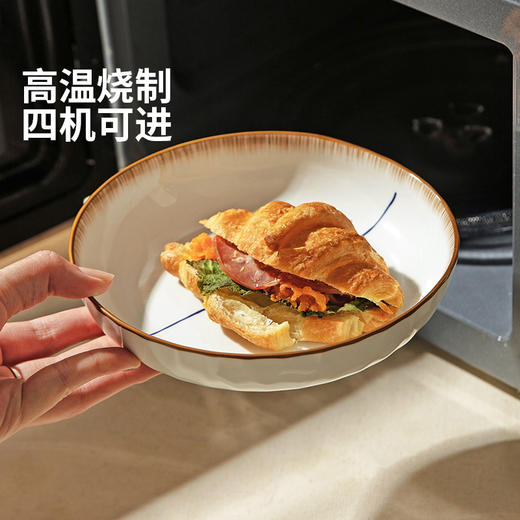 摩登主妇釉下彩陶瓷盘子家用菜盘2025新款高级感餐具碟子餐盘深盘 商品图3