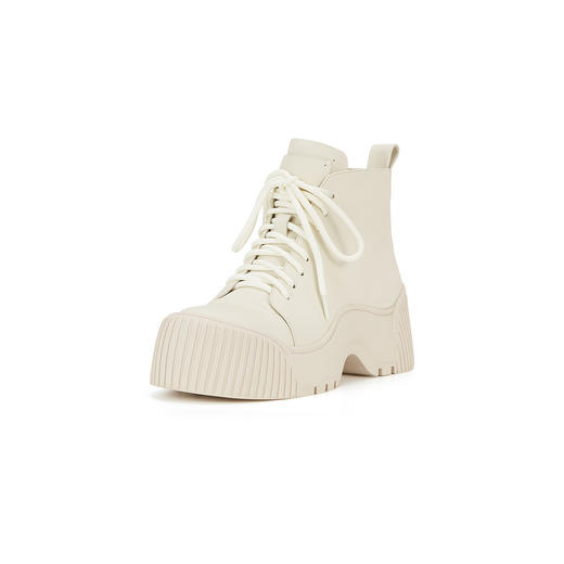 westory学院风马丁靴厚底高跟平跟舒适百搭短靴老爹鞋女W23DS82921 商品图3