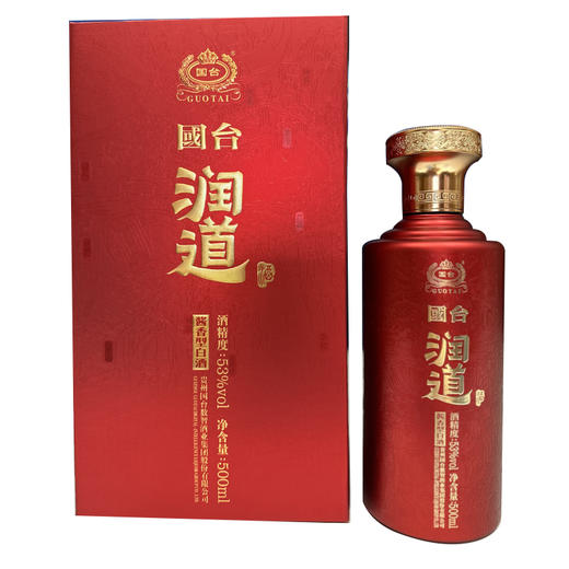 贵州国台酒 国台润道53度酱酒 500ml 商品图0