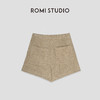 ROMI STUDIO“放松时刻”100%雨露亚麻肌理感洗水透气短裤24SSK469 商品缩略图1