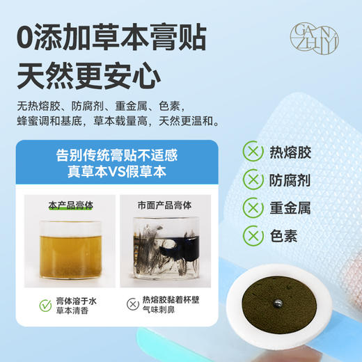 甘之颐 小儿肥胖贴 12贴（4贴/袋*3袋）/盒 儿童穴位贴生长贴草本原料非激素草本硅凝胶贴 商品图3