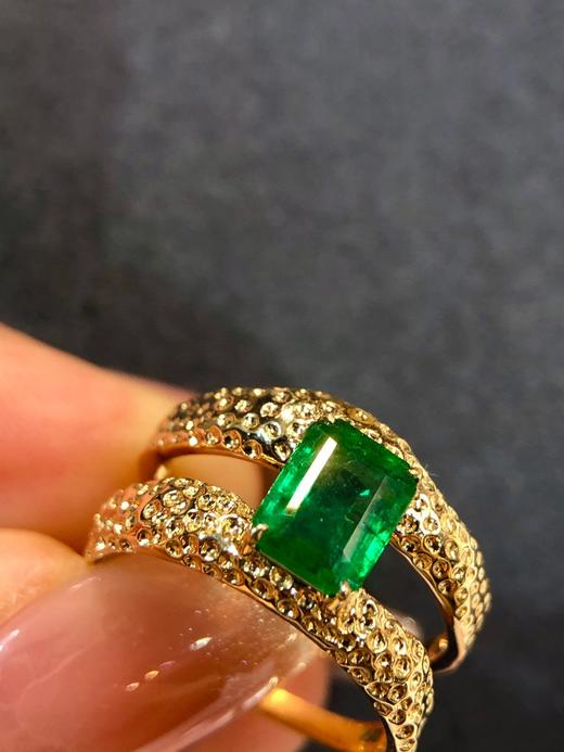 1.7ct刻面祖母绿戒指 商品图2