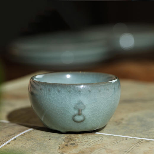 问鼎官窑南官玖发发战鼓杯  招财进宝战鼓杯 商品图4