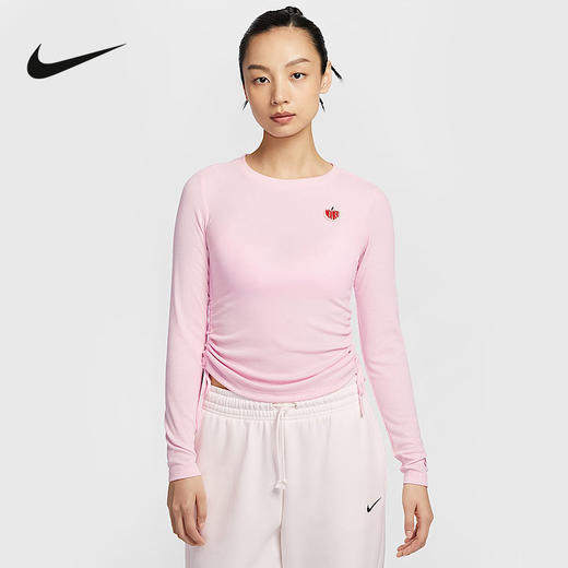 【库存有限 无货将做退款】Nike耐克官方运动2025春女长袖针织衫 HV8728-663 商品图0