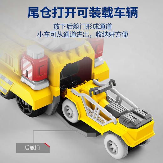 山姆同款小演员竞速起重机工程车套装吊车男孩儿童玩具 商品图4