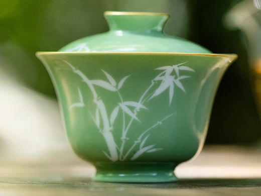 留白竹影竹青 系列 留白设计 雅致韵味 瓷器 商品图0