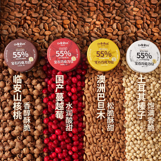【巧兮兮】宝石巧克力豆山核桃仁巴旦木蔓越莓榛子 商品图7