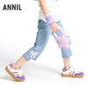女童全腰七分牛仔裤夏季新款安奈儿童装实体店同款XG526693 商品缩略图2