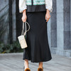 【林栖设计小店】（现货）优雅半身裙缎面复古法式百搭鱼尾修身显瘦气质2025春夏新品裙子女1952091 商品缩略图0