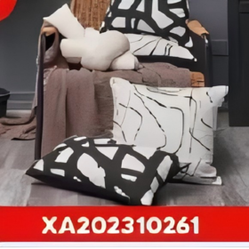 泷见居雪尼尔多图案抱枕套45*45cm