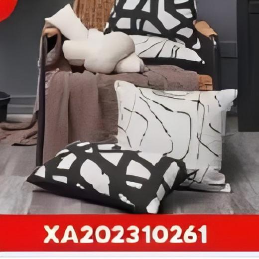 泷见居雪尼尔多图案抱枕套45*45cm 商品图0