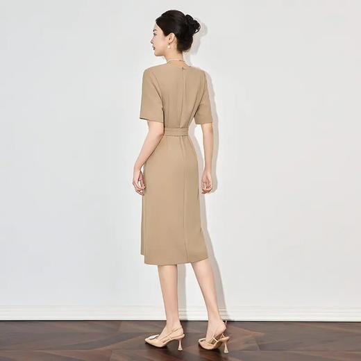 【高货wl】全新升级【铂金会员330/天猫439/差价109】(03853) 洛诗琳春款高级感通勤气质V领包臀裙时尚端庄大气连衣裙 商品图1