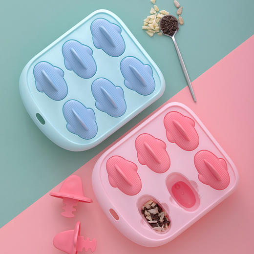 茶花玲珑鲸鱼冰棒模 商品图0