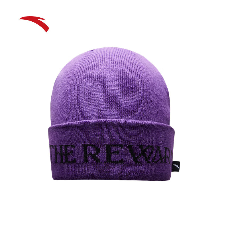 安踏凯里·欧文同款针织帽男女冬季潮流撞色百搭保暖毛线帽192441533R