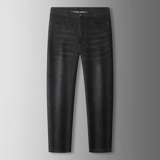 【特大码】【新款DPS】大依优型大码牛仔裤直筒长裤男舒适弹力休闲商务简约百搭加肥加大男装300斤 商品图1