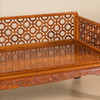 红木攒接十字海棠三围屏罗汉床 商品缩略图2