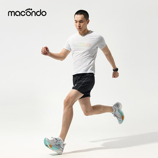 马孔多梭织4英寸跑步短裤 三口袋收纳 原纱凉感 速干 抗菌 抗紫外线 商品图4