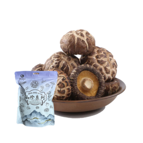 四川广元青川山珍高山生态花菇200g