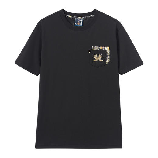 ONIARAI/鬼洗25春夏新品泥棒蓝船绘绣花短袖男式T恤印花 25NOB33 商品图4