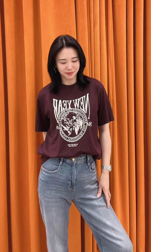 【高品质私服】【MC植绒印花短袖T恤】穿着干爽且透气，挺括有型G1182-CC【无标出货 介意慎拍】 商品图7