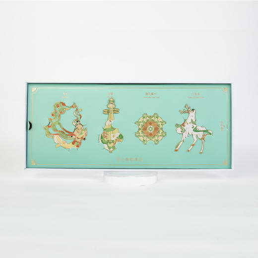 【敦煌书签礼盒】莫高窟仙境国潮文创礼物 金属古风书签礼盒装 商品图8