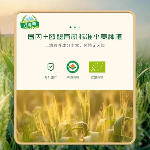 元溢慷·有机面粉礼盒（ 1.25kg有机面粉*2）2500g  国内有机欧盟认证双认证小麦粉 商品图2