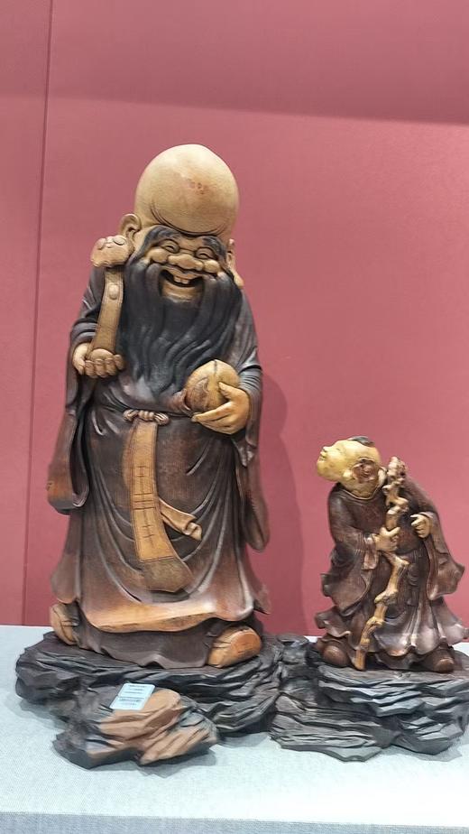 童子祝寿竹根雕 商品图0