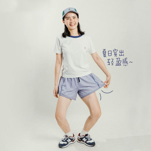 【出游季特惠】ACMEITEM爱棵米 户外女士轻量防泼水运动短裤GAG2220317C 商品图2