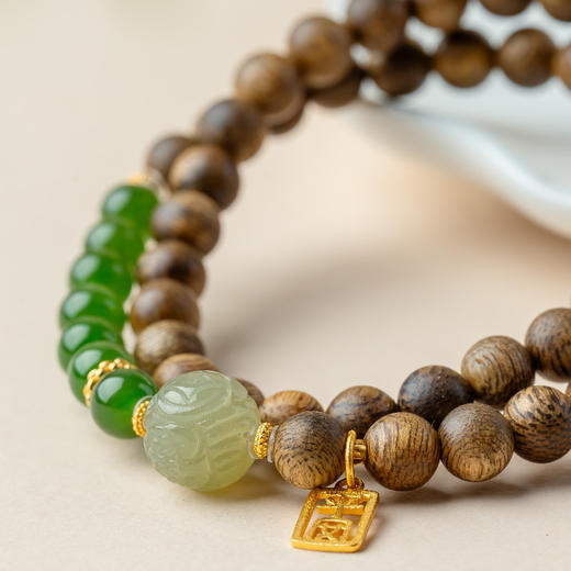 寺院同款 一念七宝 沉香木手串/吊坠系列 精选沉香 油脂如墨 商品图5