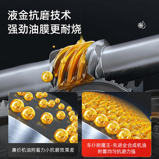 车仆官方正品耐魔王 5w40全合成润滑油汽车机油SP级1L 商品图2