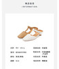 westory夏季新款森系小方头鼻梁穆勒拖矮跟宴会舞鞋女鞋W24AH57701 商品缩略图3