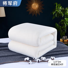 将军府/床品棉花/混纺被芯/春秋被/四季被/*1.5*2.0米/4斤