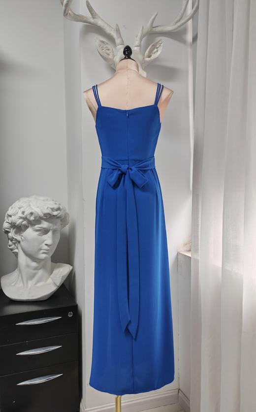 3205284 琉璃蓝梦 韩国进口水晶麻纱吊带裙 雾境 商品图7