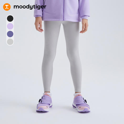 moodytiger女童25春新款亲肤运动瑜伽裤leggings51211423【DR】 商品图0
