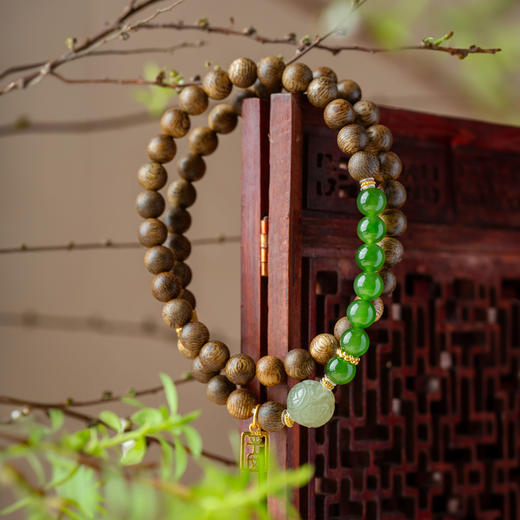 寺院同款 一念七宝 沉香木手串/吊坠系列 精选沉香 油脂如墨 商品图1