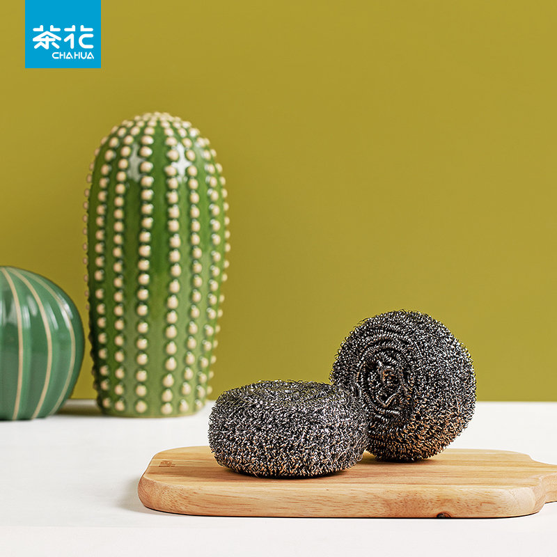 茶花大颗粒钢丝球2个装