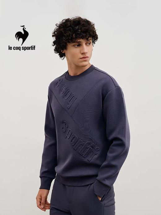 【大都会】金标 乐卡克法国公鸡春秋季男子圆领卫衣套头衫上衣 商品图0