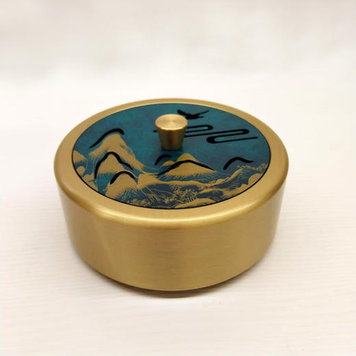 圆形铜香盒系列 商品图1